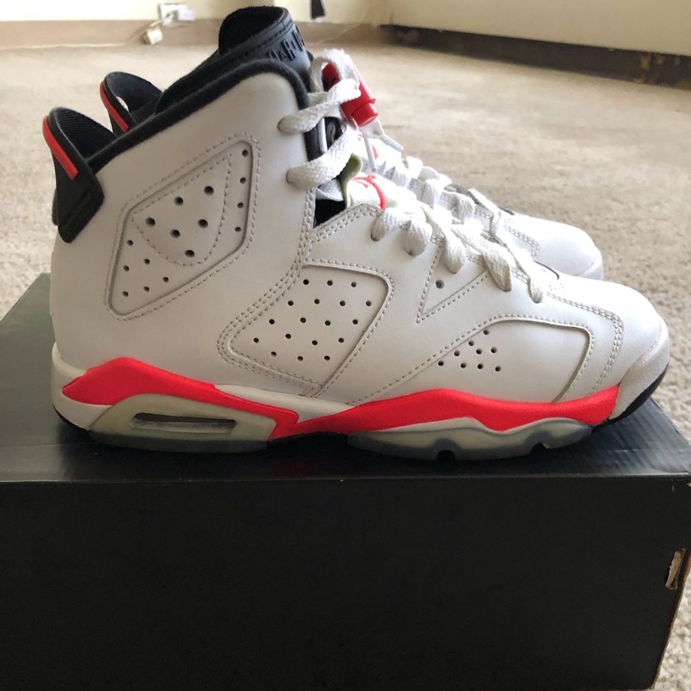 Jordan 6 Retro- Infrared White